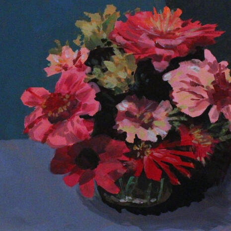 8x8in Acrylic on panel Sold